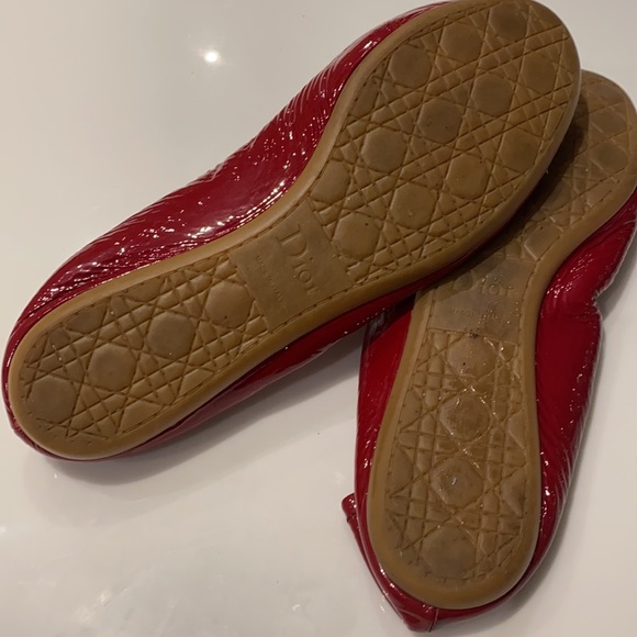 DIOR Christian Dior ballet flats sz 37.5 no CD buckle - Picture 4 of 6